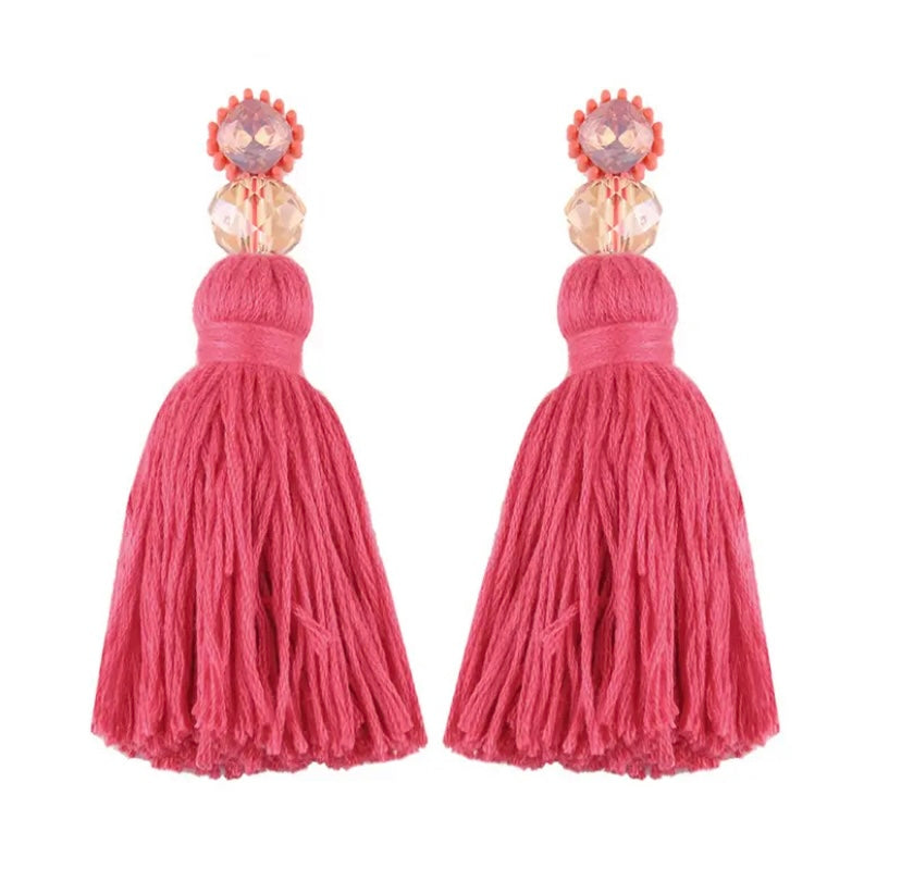 Queen Tassel Earrings