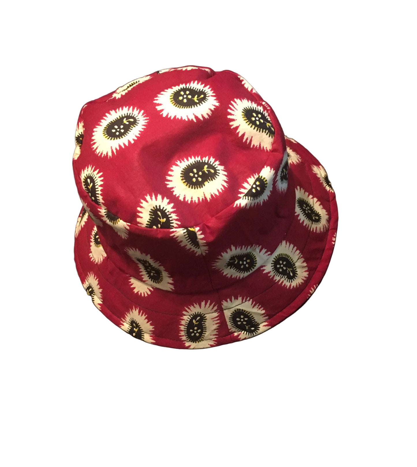 Children's African Wax Print Hat - Natural Couture