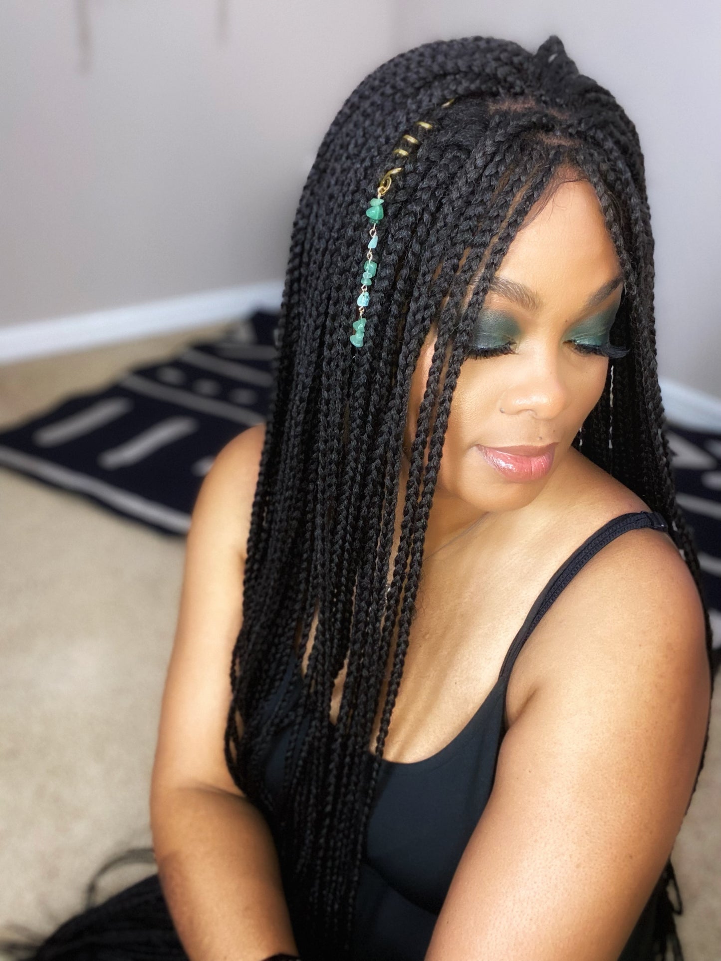 Natural Stone Hair Jewelry
