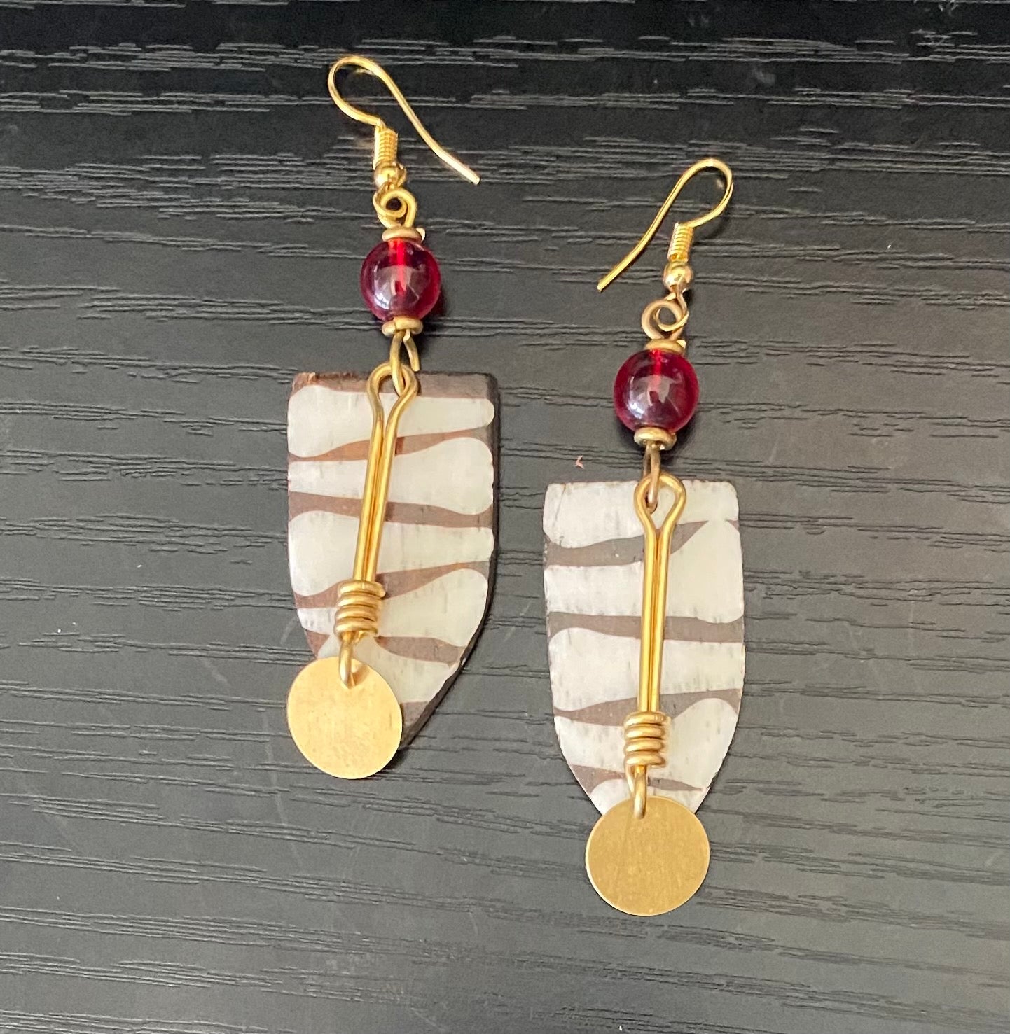 Kenyan Brass Earrings