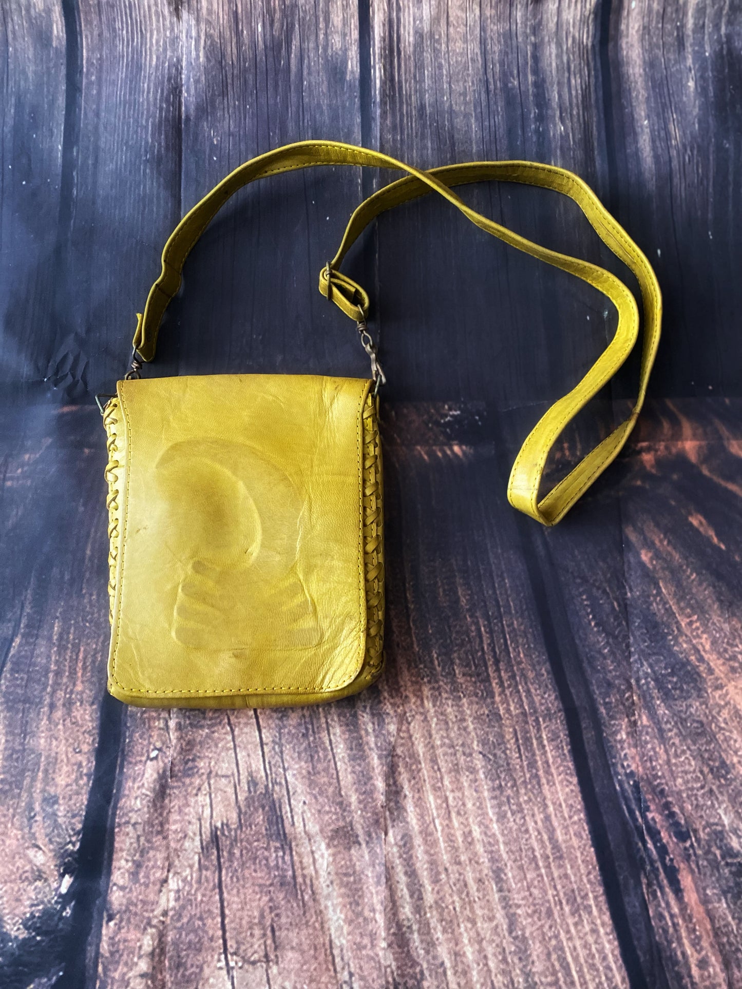 Goddess Leather Crossbody Bag