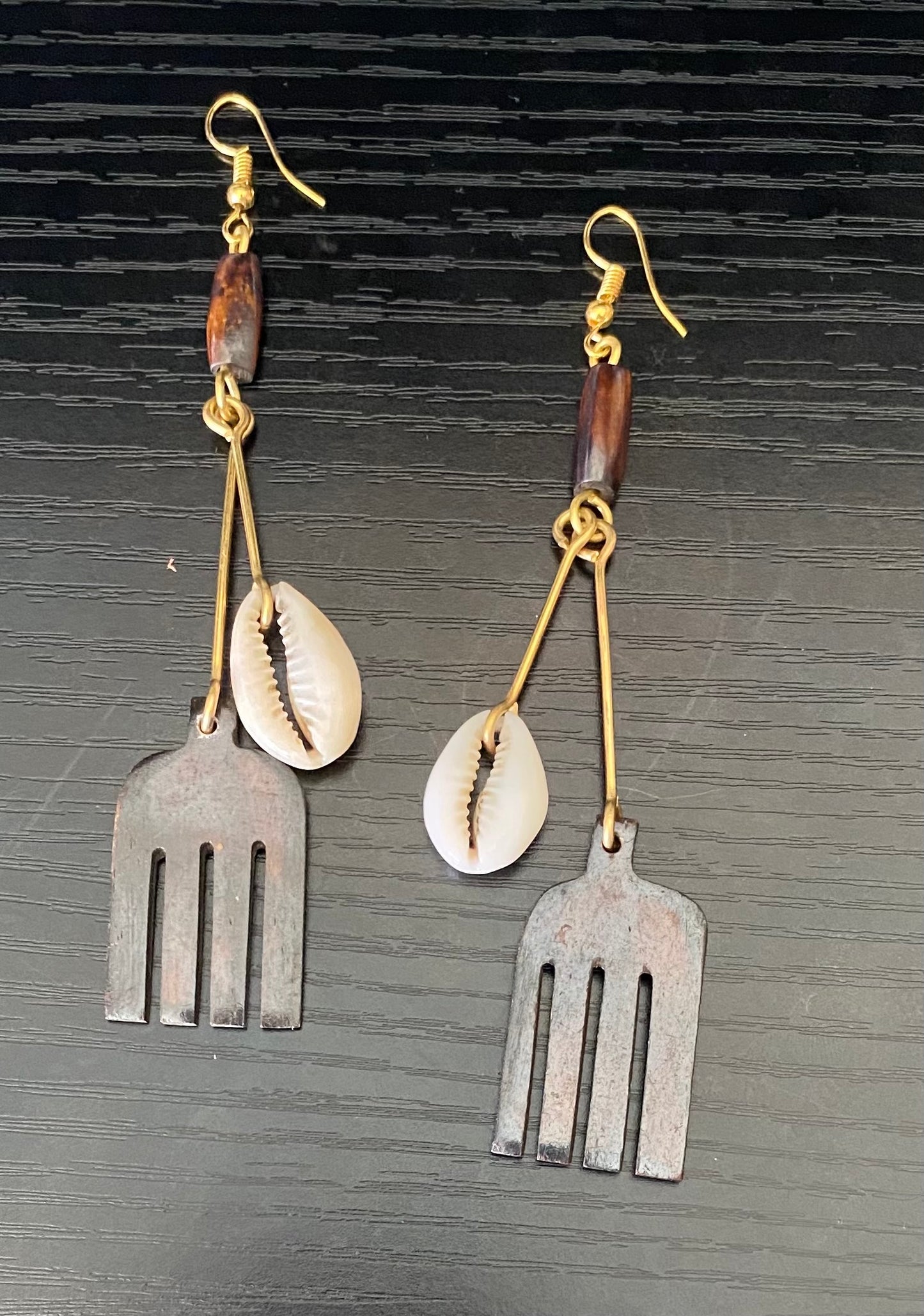 Kenyan Brass Earrings
