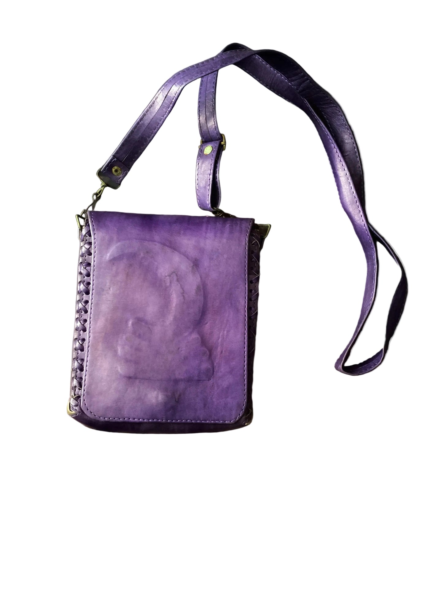 Goddess Leather Crossbody Bag
