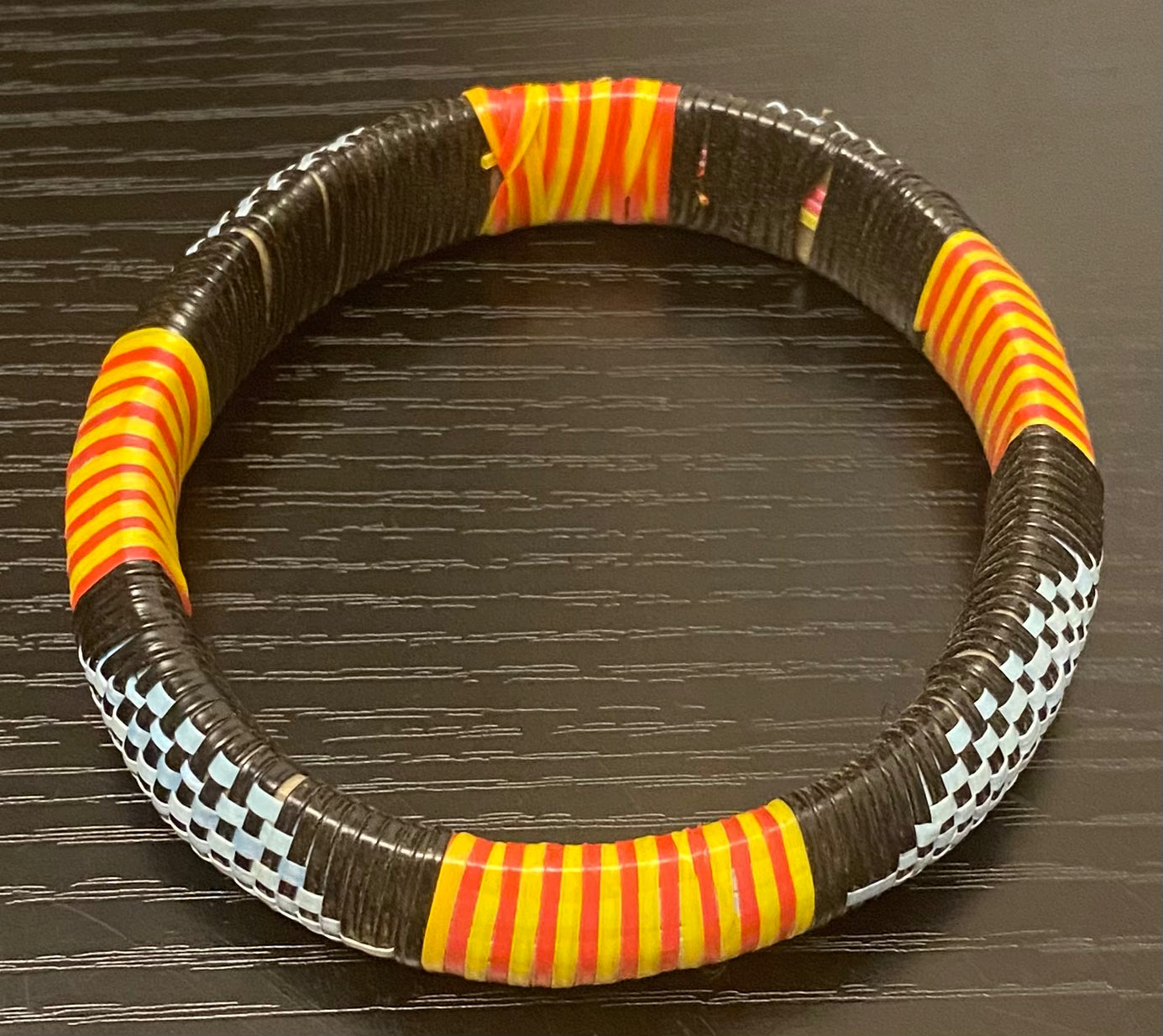 Thick Embroidered Bracelets