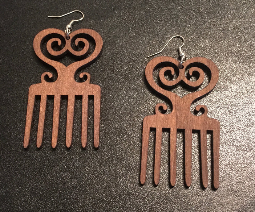 Wooden Simplicity Earrings
