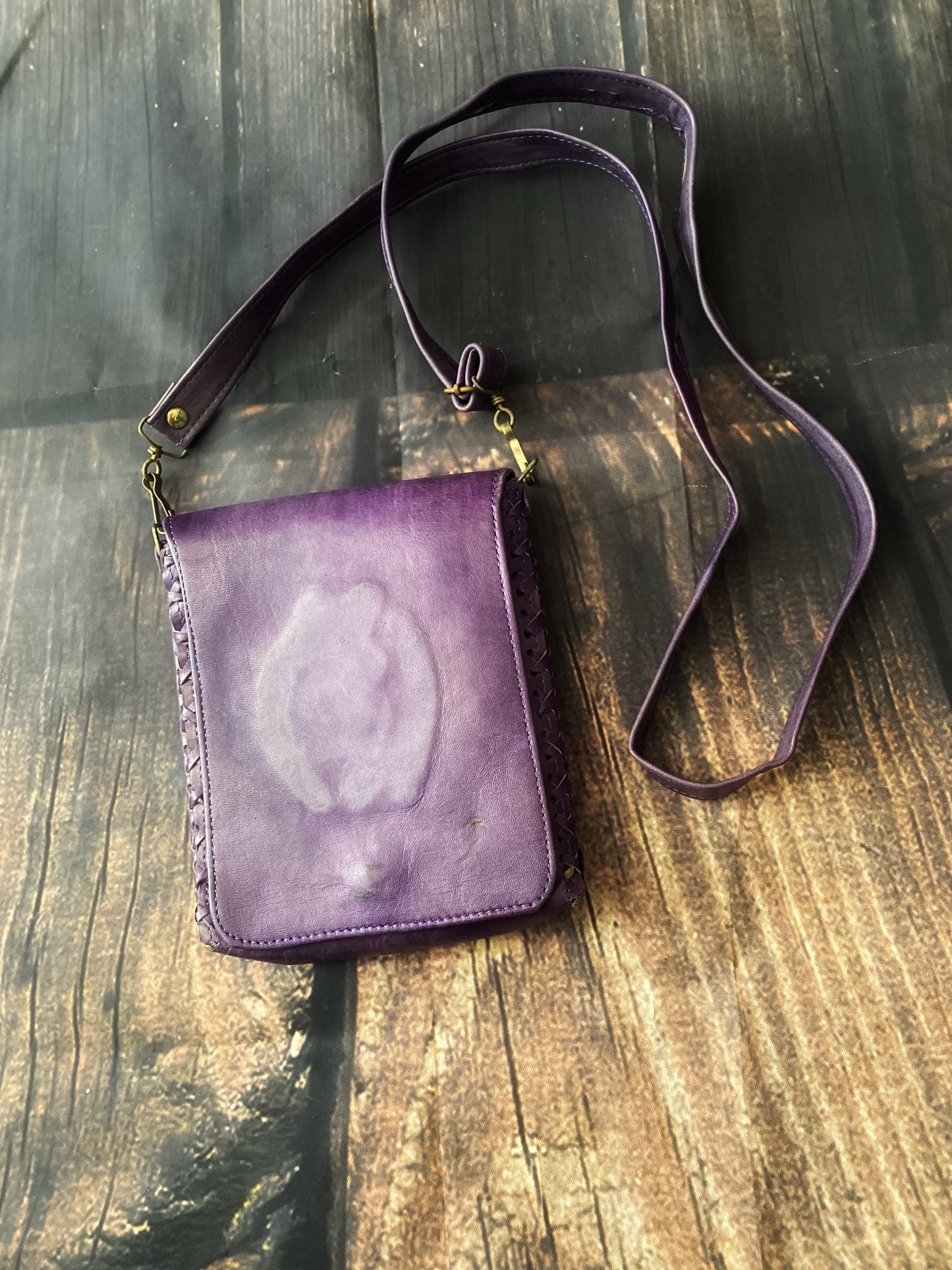 Goddess Leather Crossbody Bag