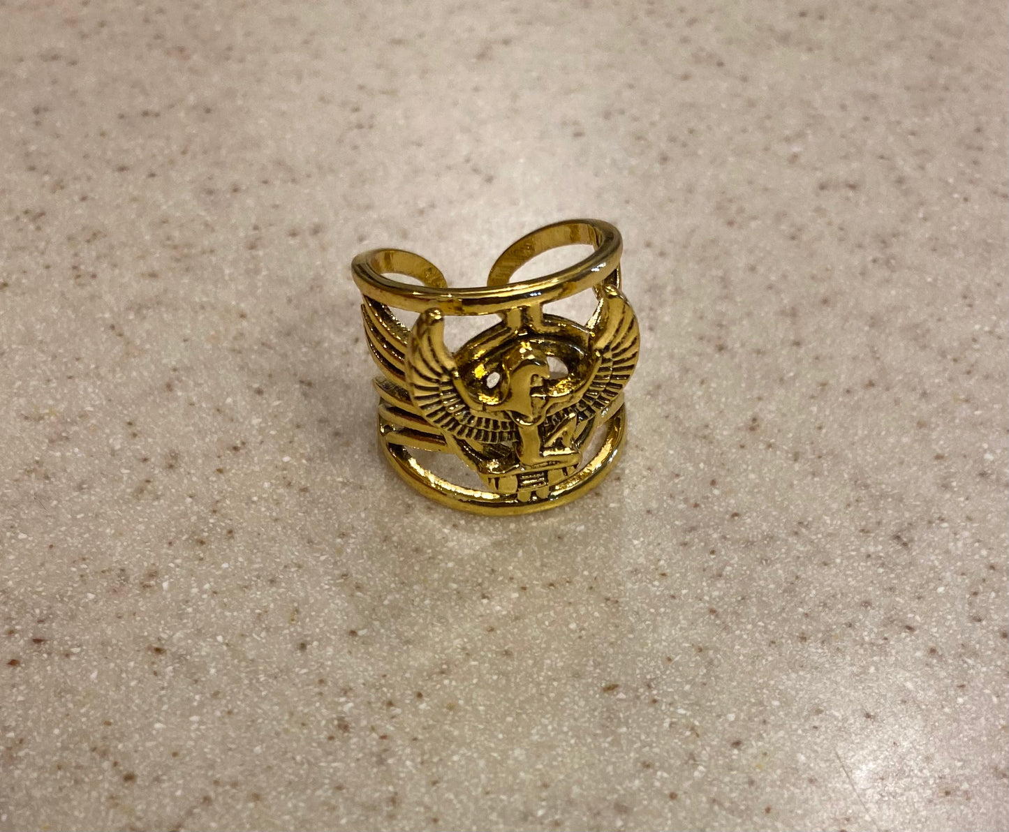 Kemetic Metallic Rings