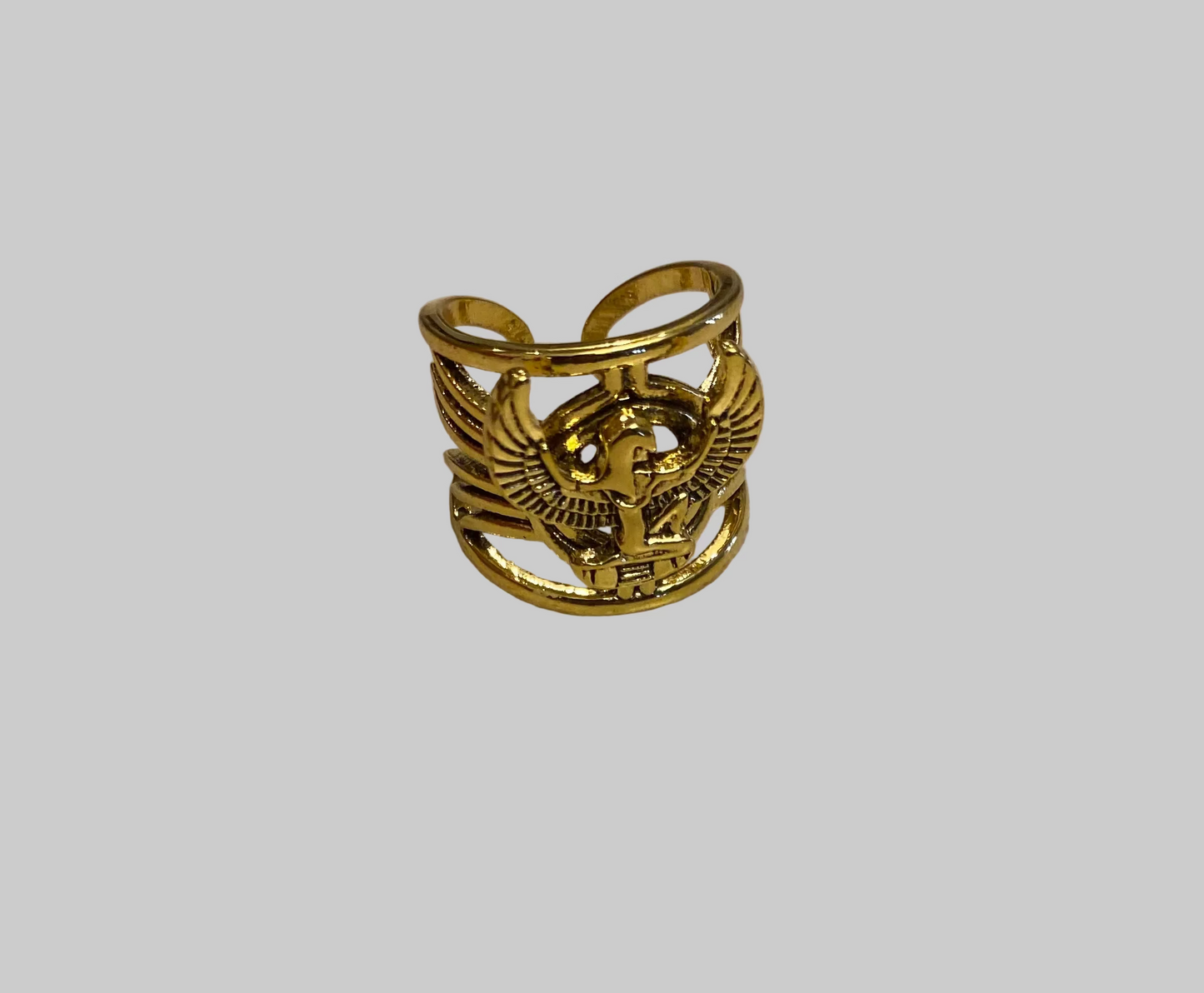 Kemetic Metallic Rings