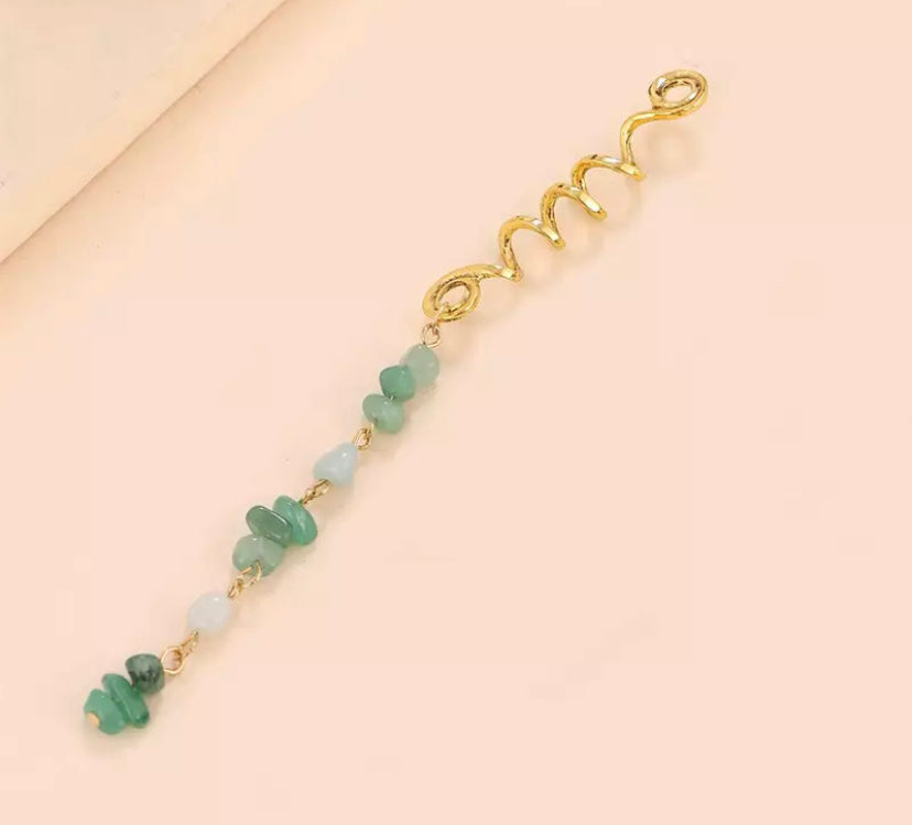 Natural Stone Hair Jewelry