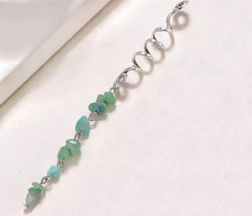Natural Stone Hair Jewelry