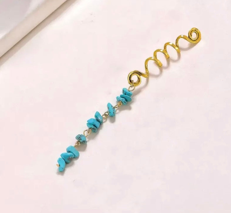 Natural Stone Hair Jewelry