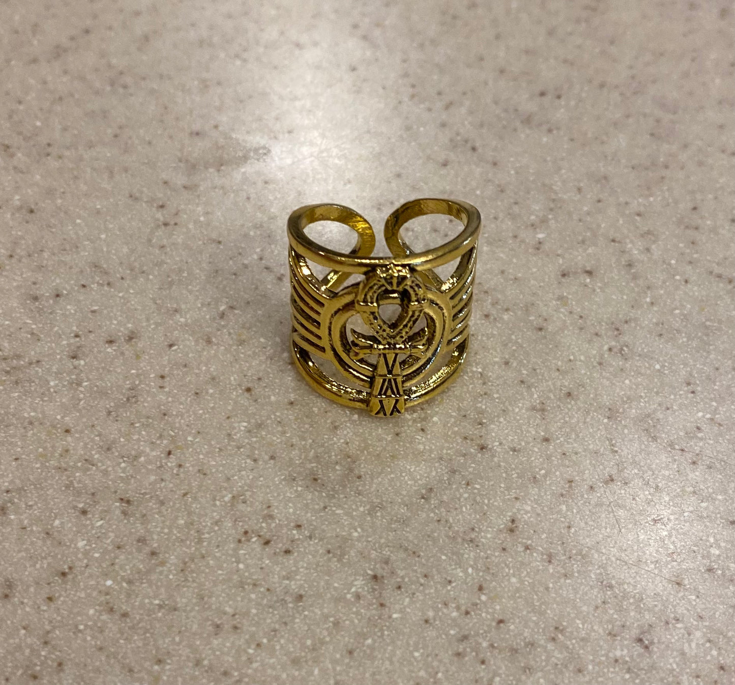 Kemetic Metallic Rings