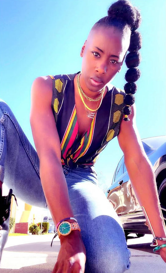 Kente Print Vest