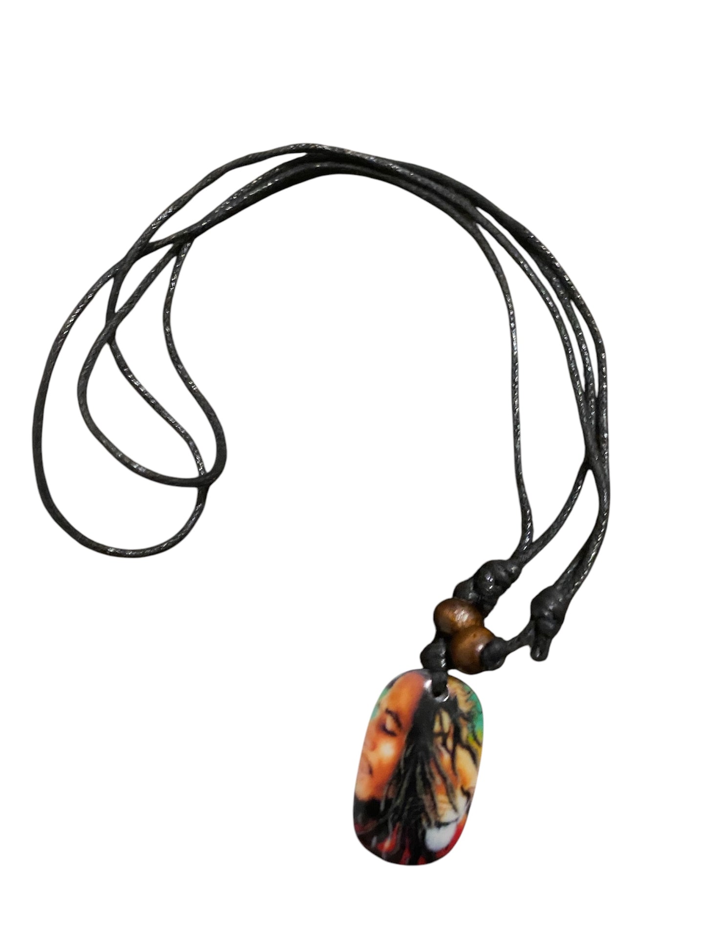 Bob Marley Resin Necklace