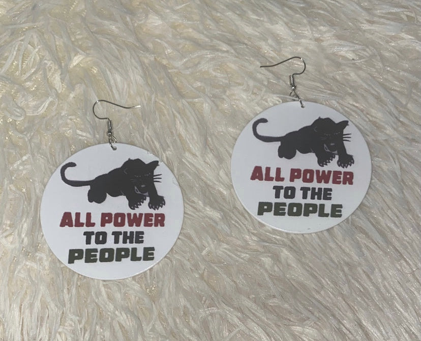 Panther Power Earrings