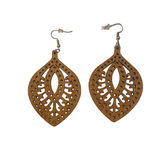 Wooden Nature Earrings