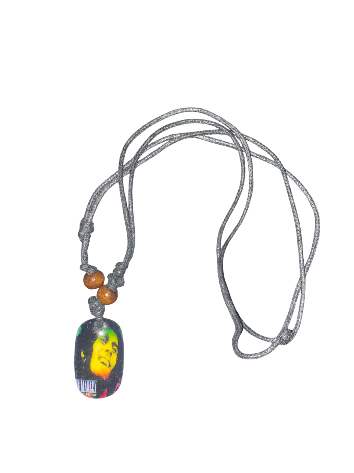 Bob Marley Resin Necklace