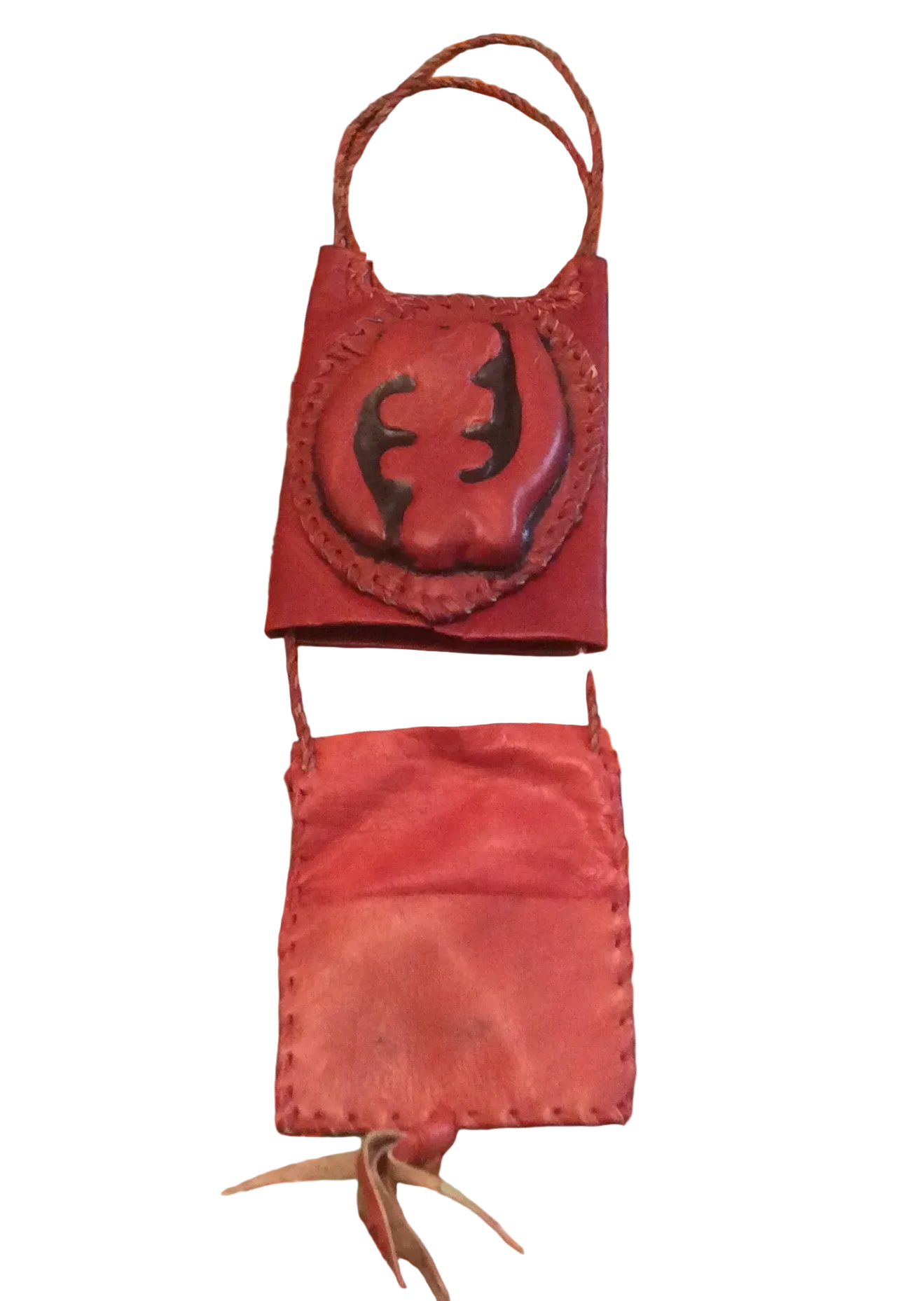 Gye Nyame Leather Pouch