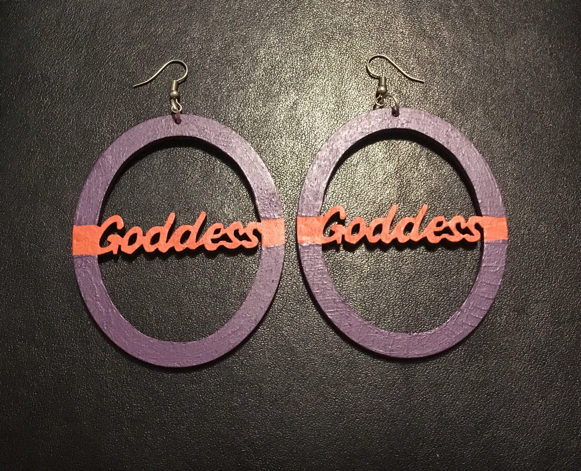 Goddess Circle Earrings - Natural Couture