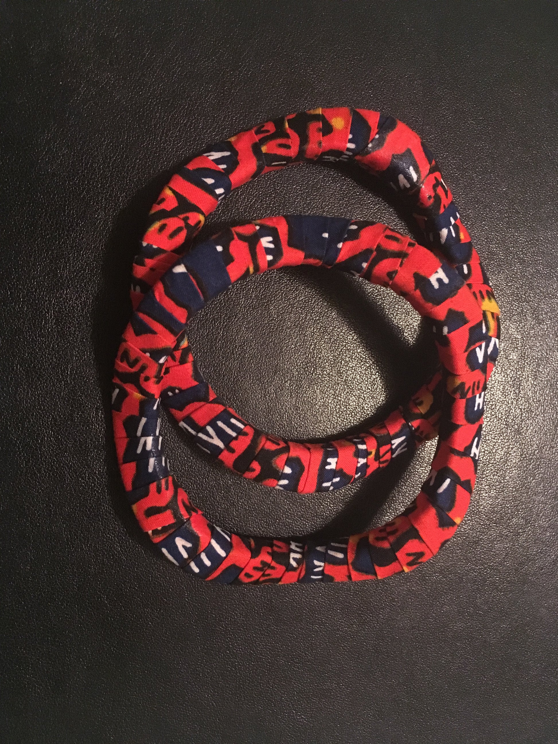 Kitenge Swirl Bracelet - Natural Couture