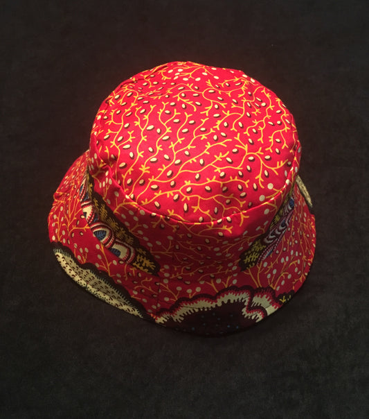 Children's African Wax Print Hat - Natural Couture