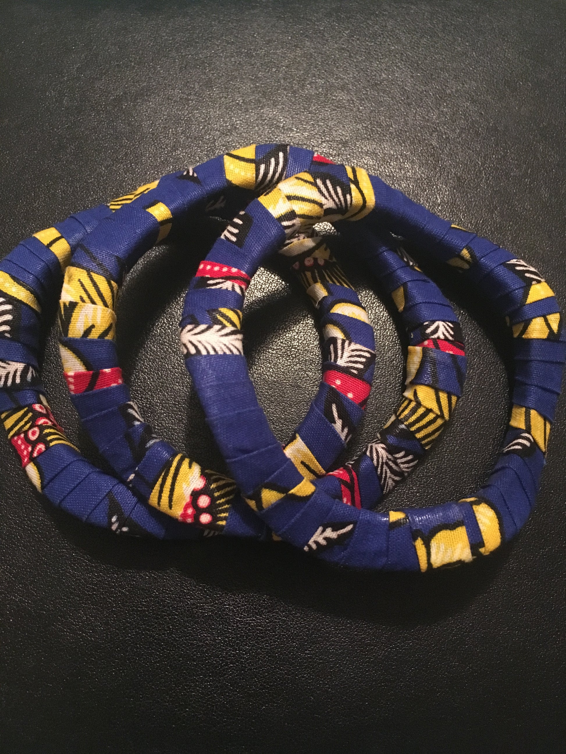 Kitenge Swirl Bracelet - Natural Couture