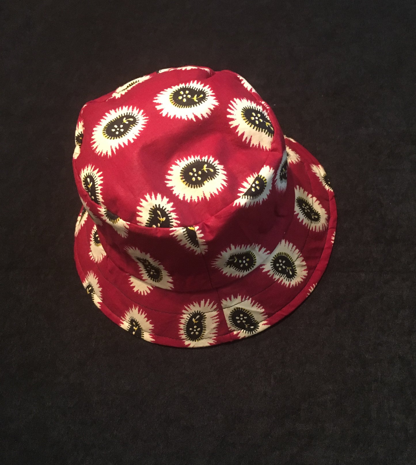 Children's African Wax Print Hat - Natural Couture