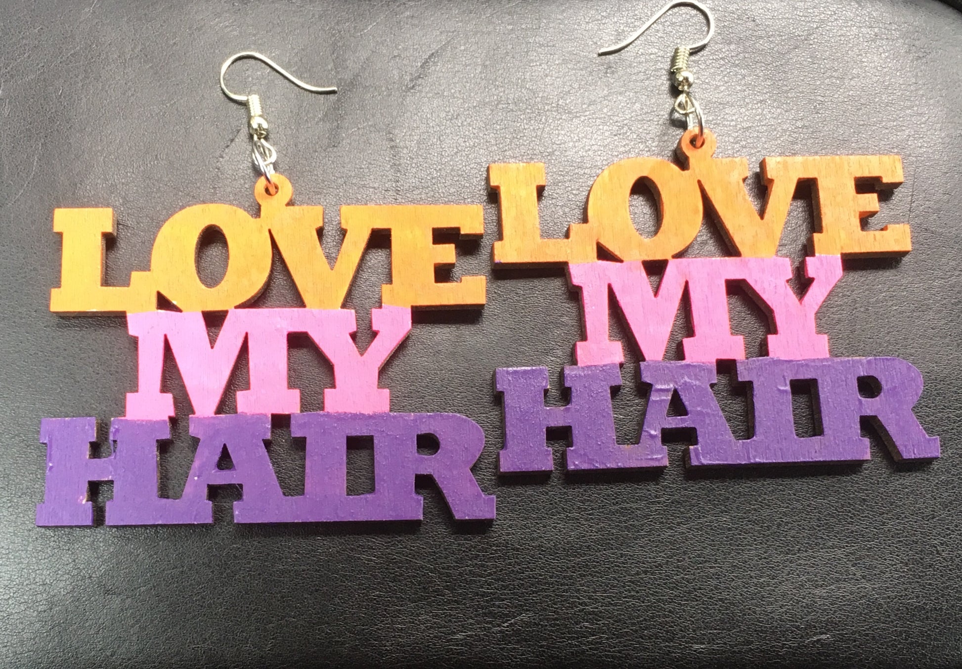 Love My Hair Earrings - Natural Couture