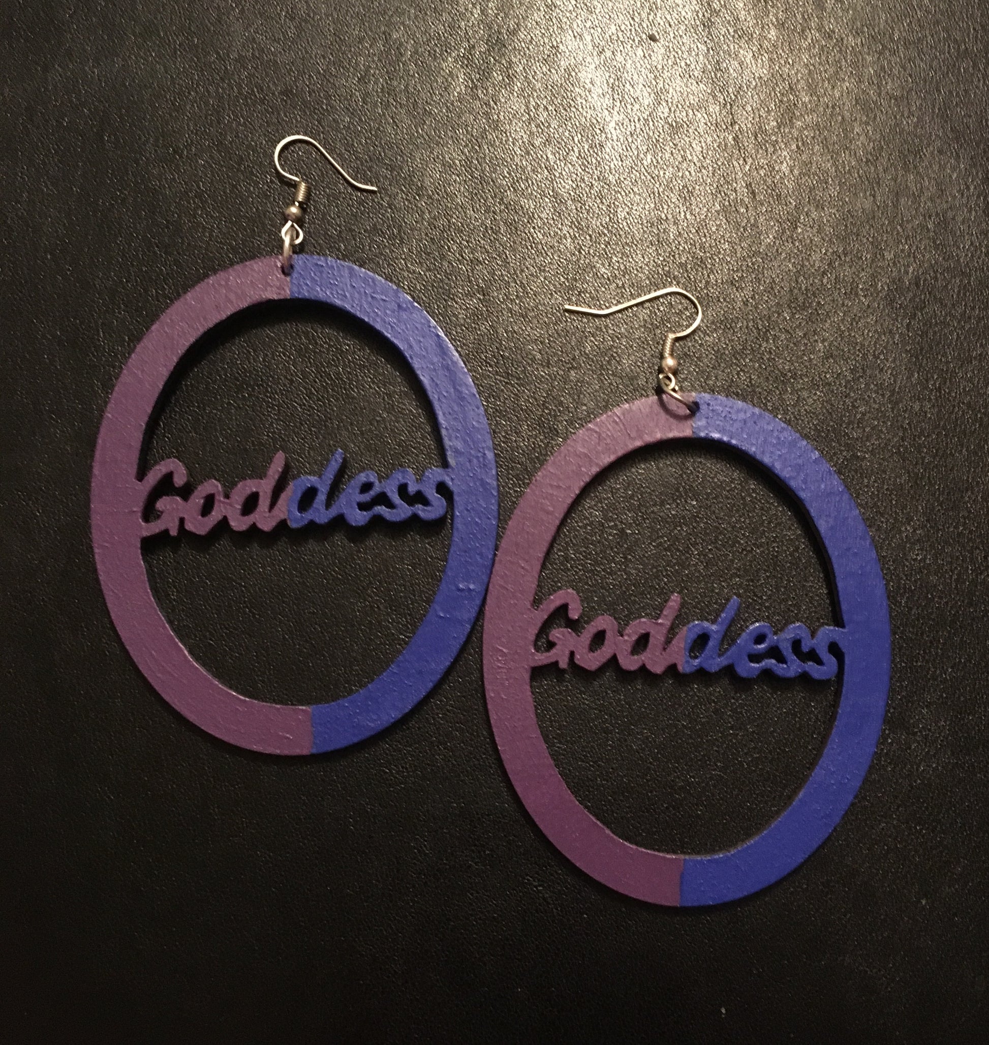Goddess Circle Earrings - Natural Couture