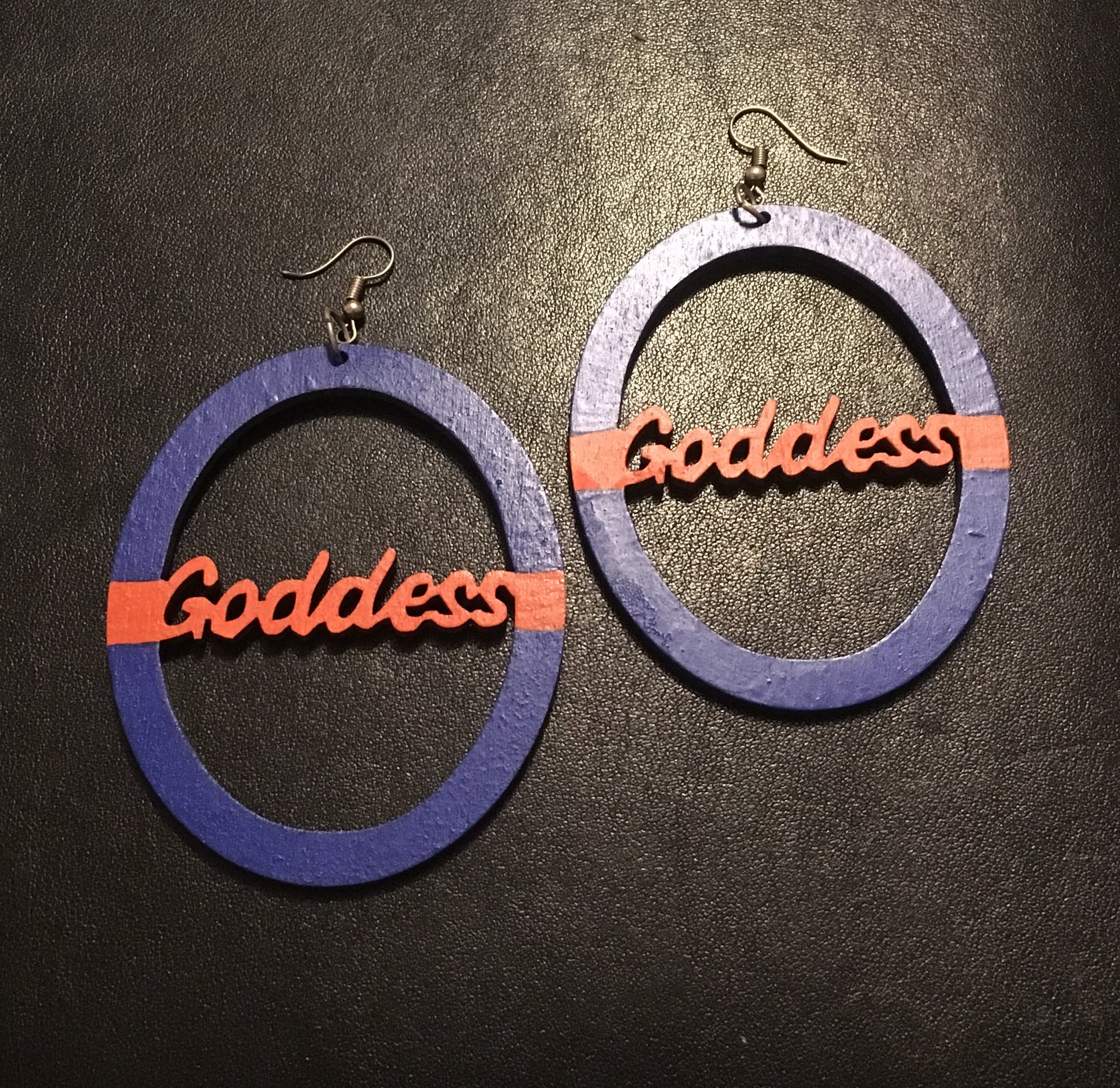 Goddess Circle Earrings - Natural Couture