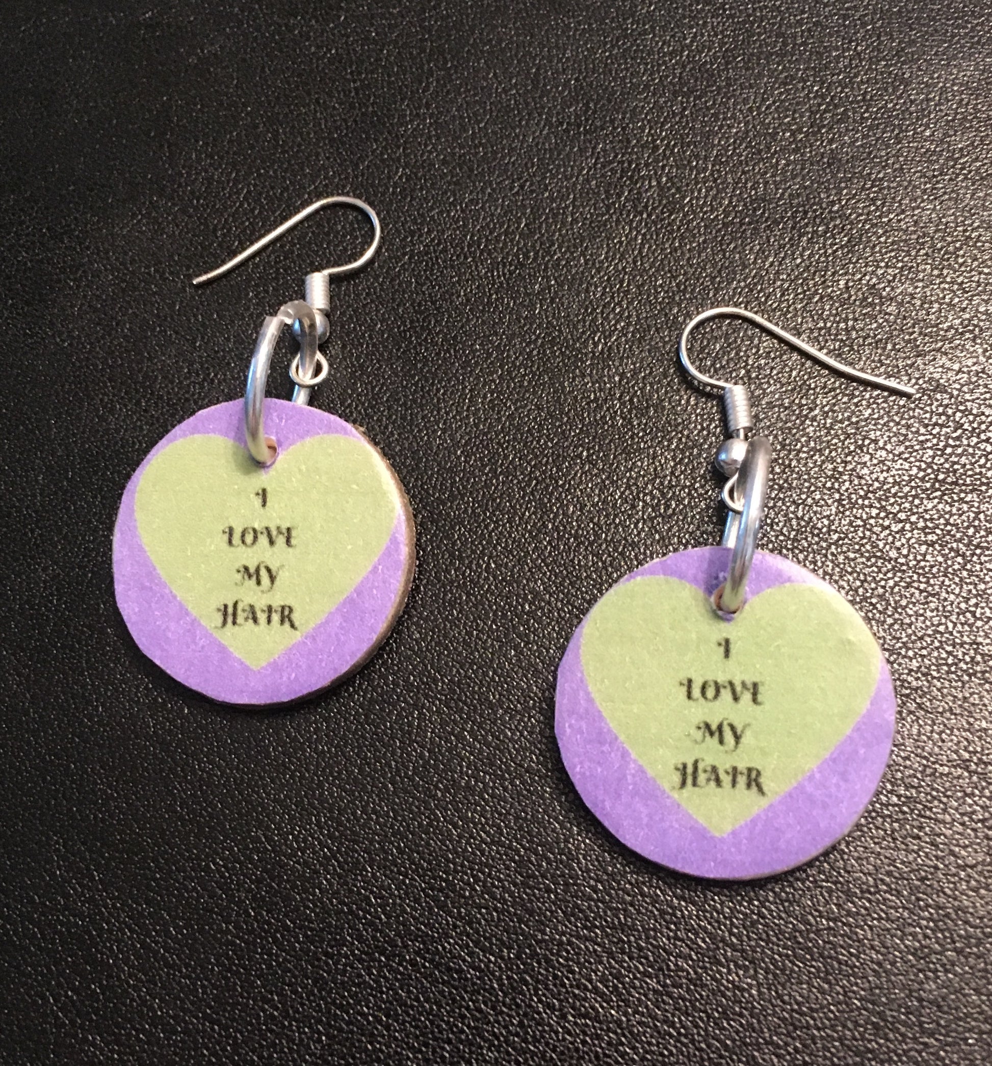 I Love My Hair Earrings - Natural Couture
