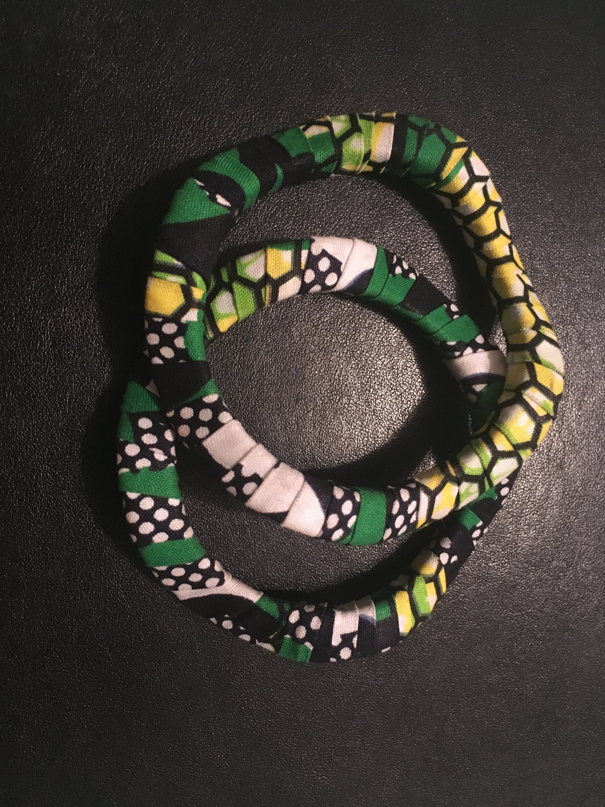 Kitenge Swirl Bracelet - Natural Couture