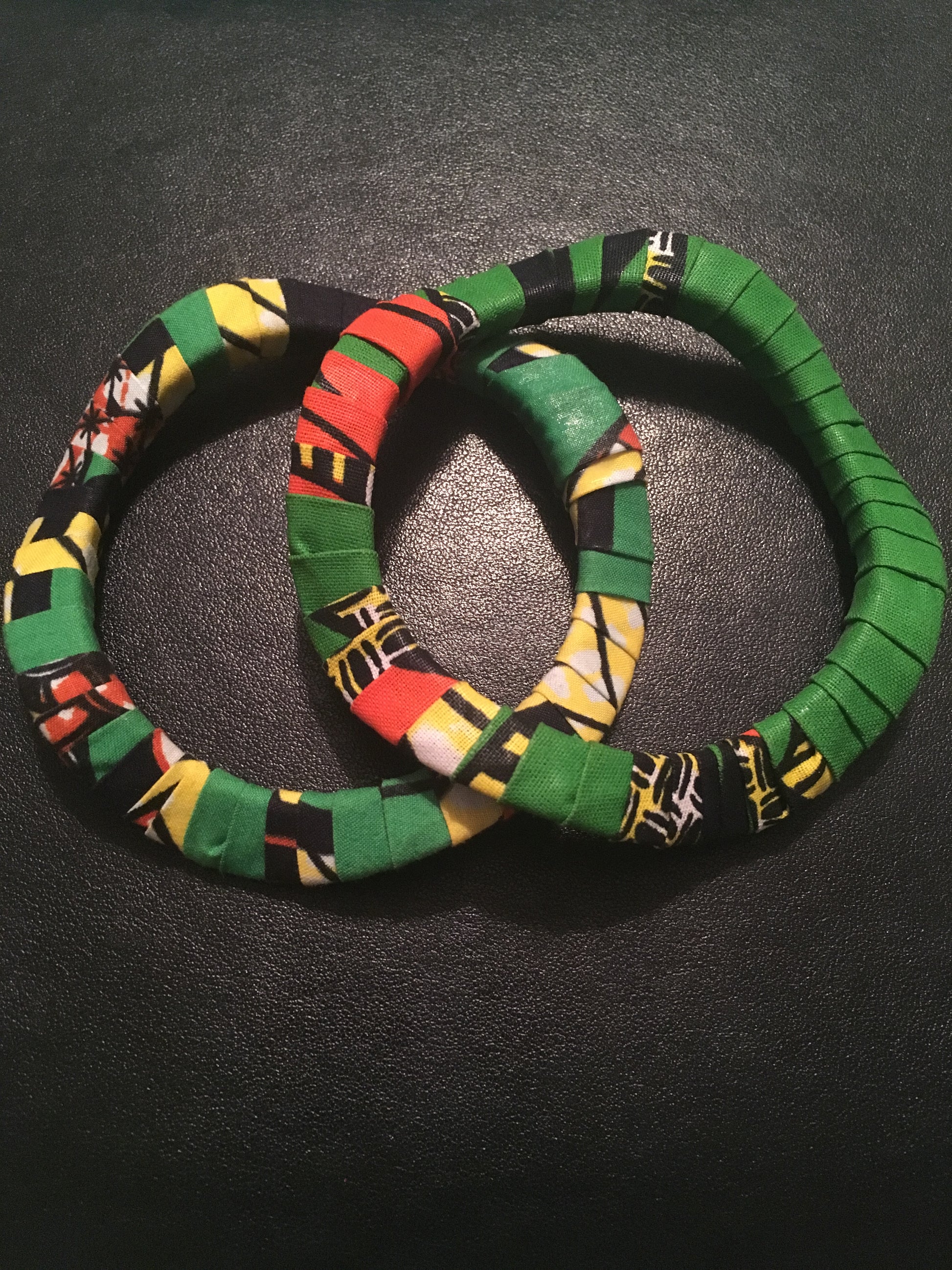 Kitenge Swirl Bracelet - Natural Couture