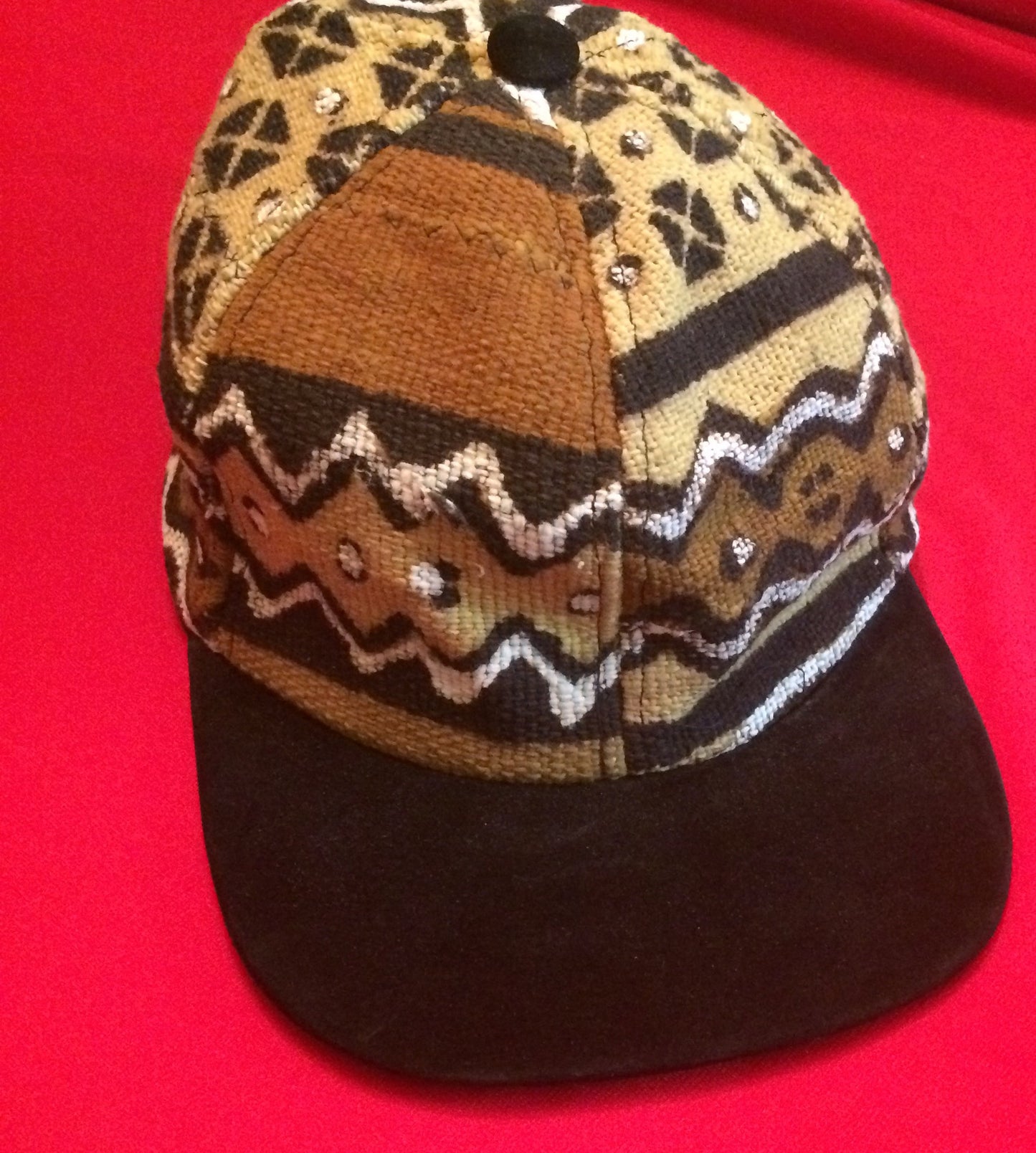 Mud Cloth Hat - Natural Couture