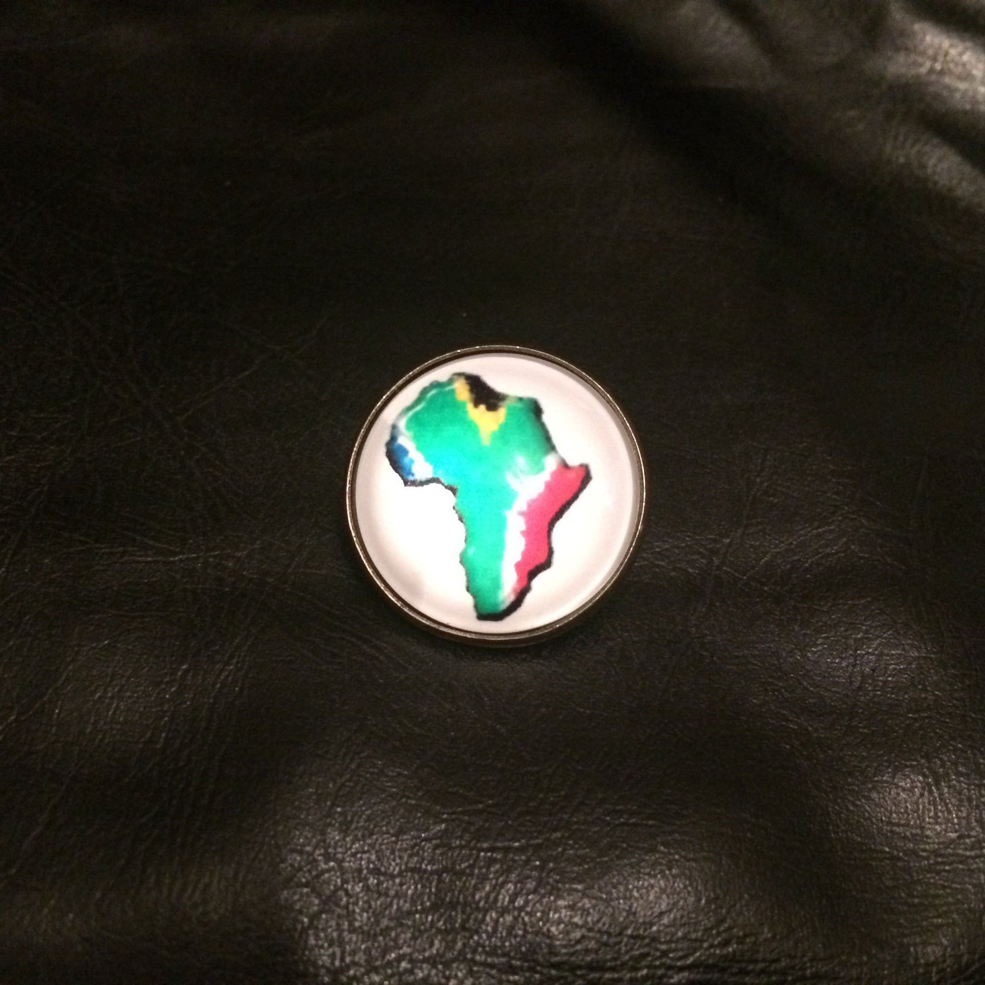South African Flag Brooch - Natural Couture