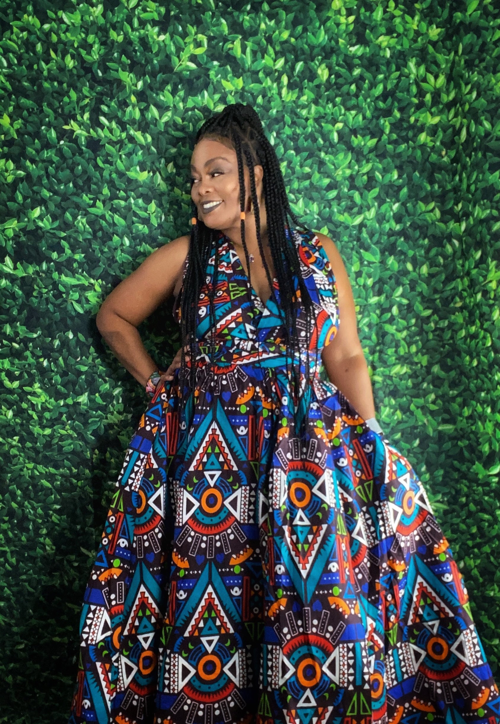 Ankara infinity on sale dress