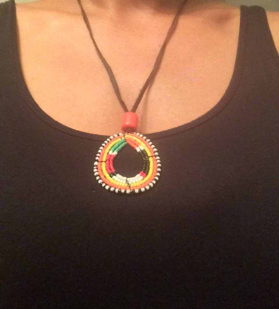 Maasai Beaded Necklace - Natural Couture