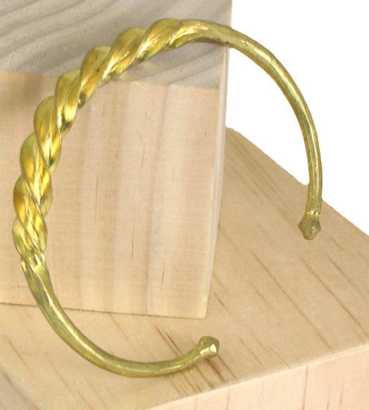 Fulani Gold Twist Bracelet