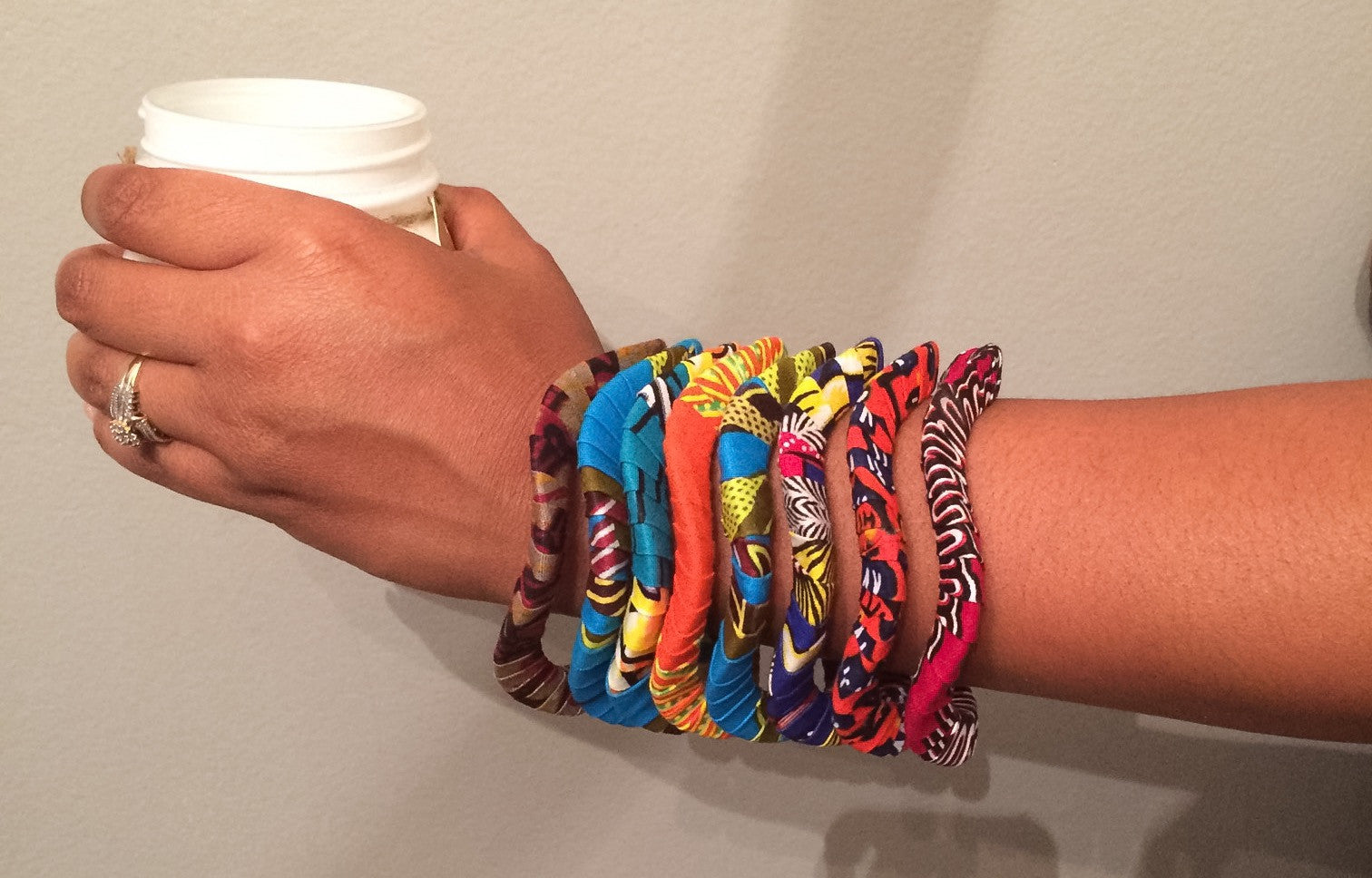 Kitenge Swirl Bracelet - Natural Couture