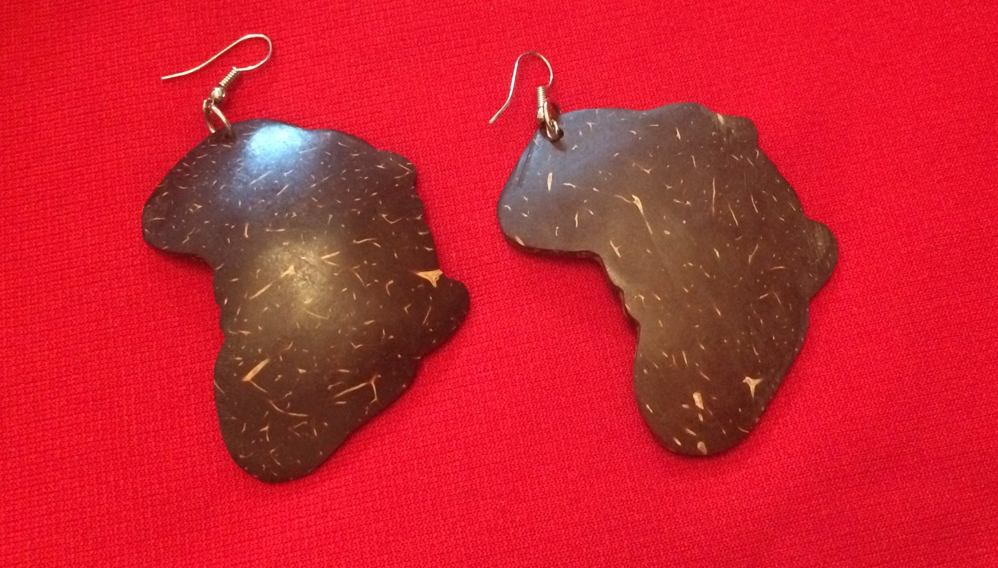 Wooden African Earrings - Natural Couture