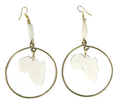Elegant African Hoop Earrings