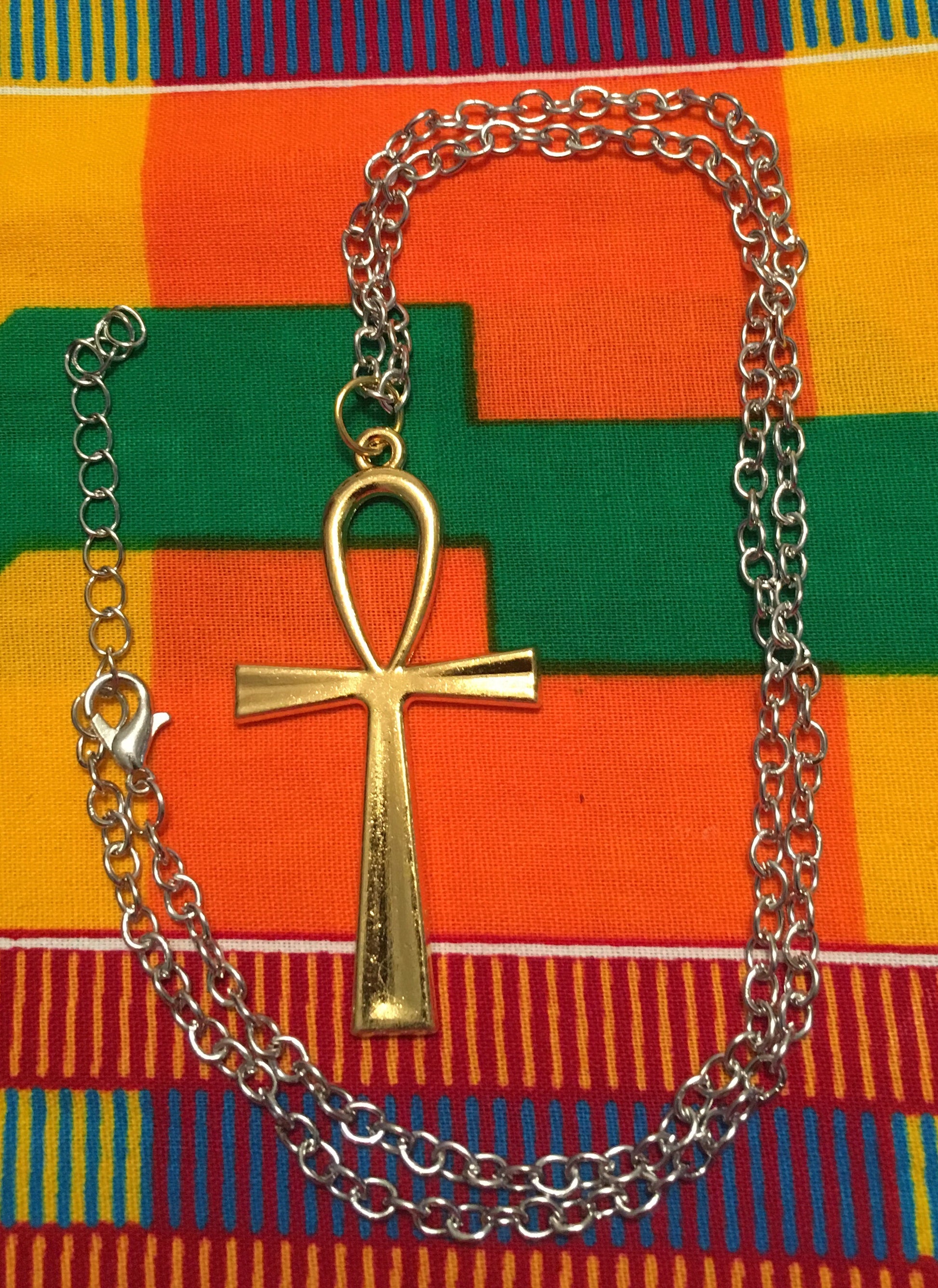 Modern Ankh Necklace - Natural Couture