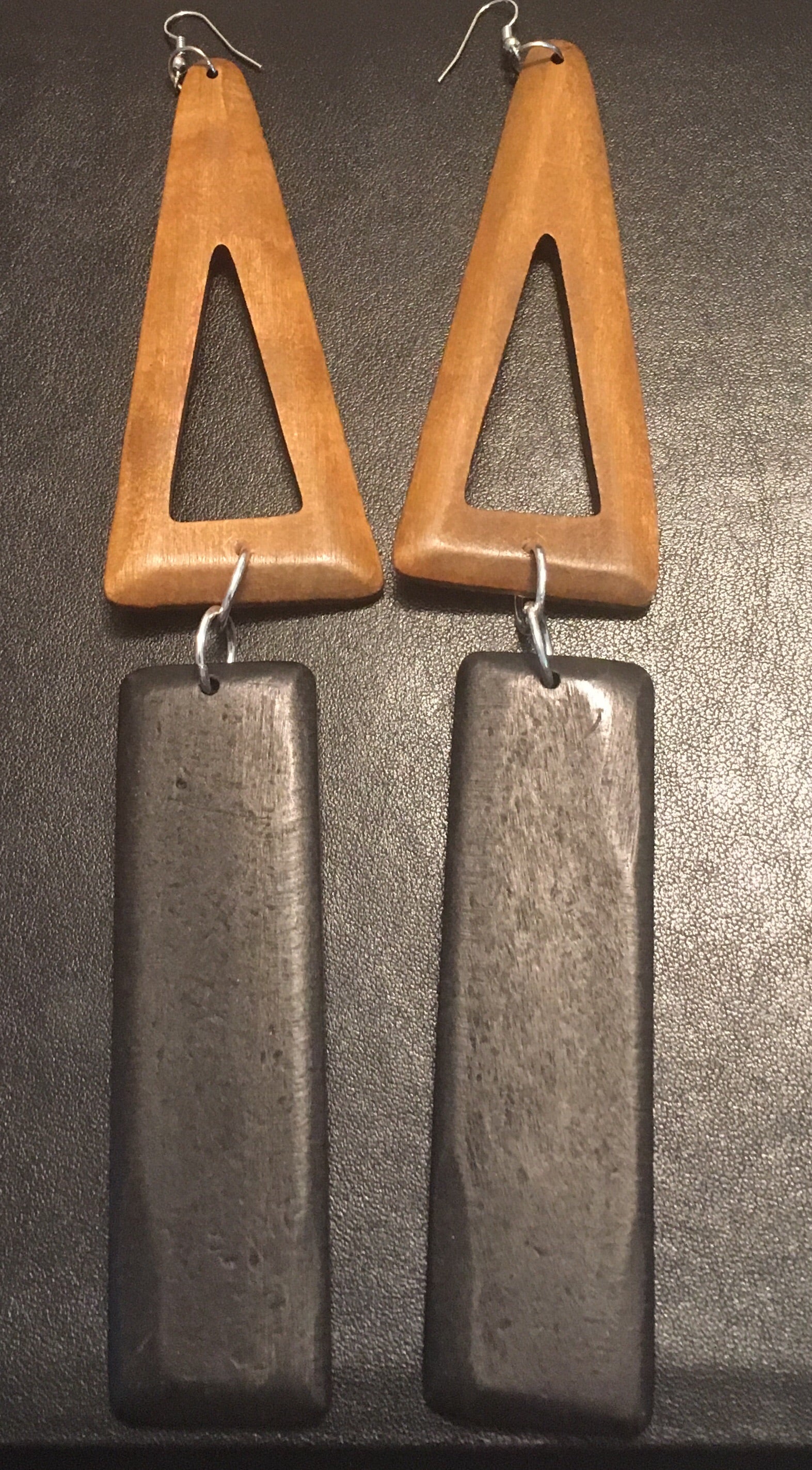 Wooden Simplicity Earrings - Natural Couture