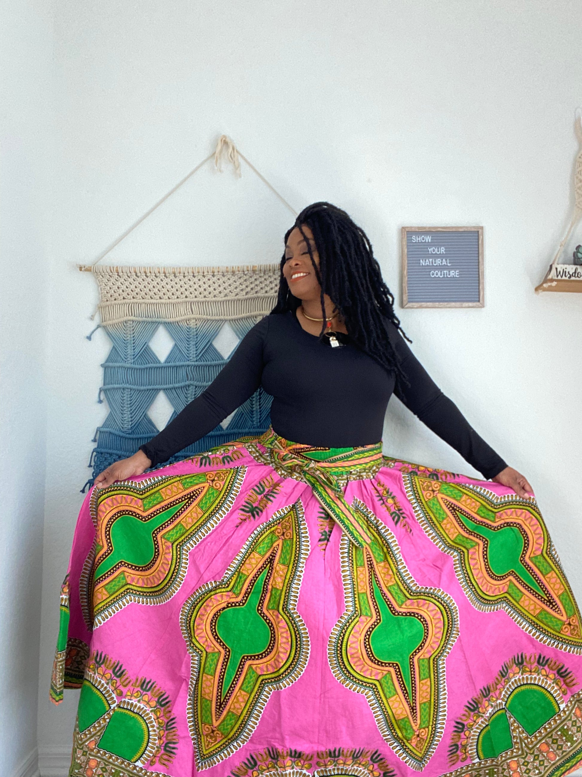 Patterned skirt queen online