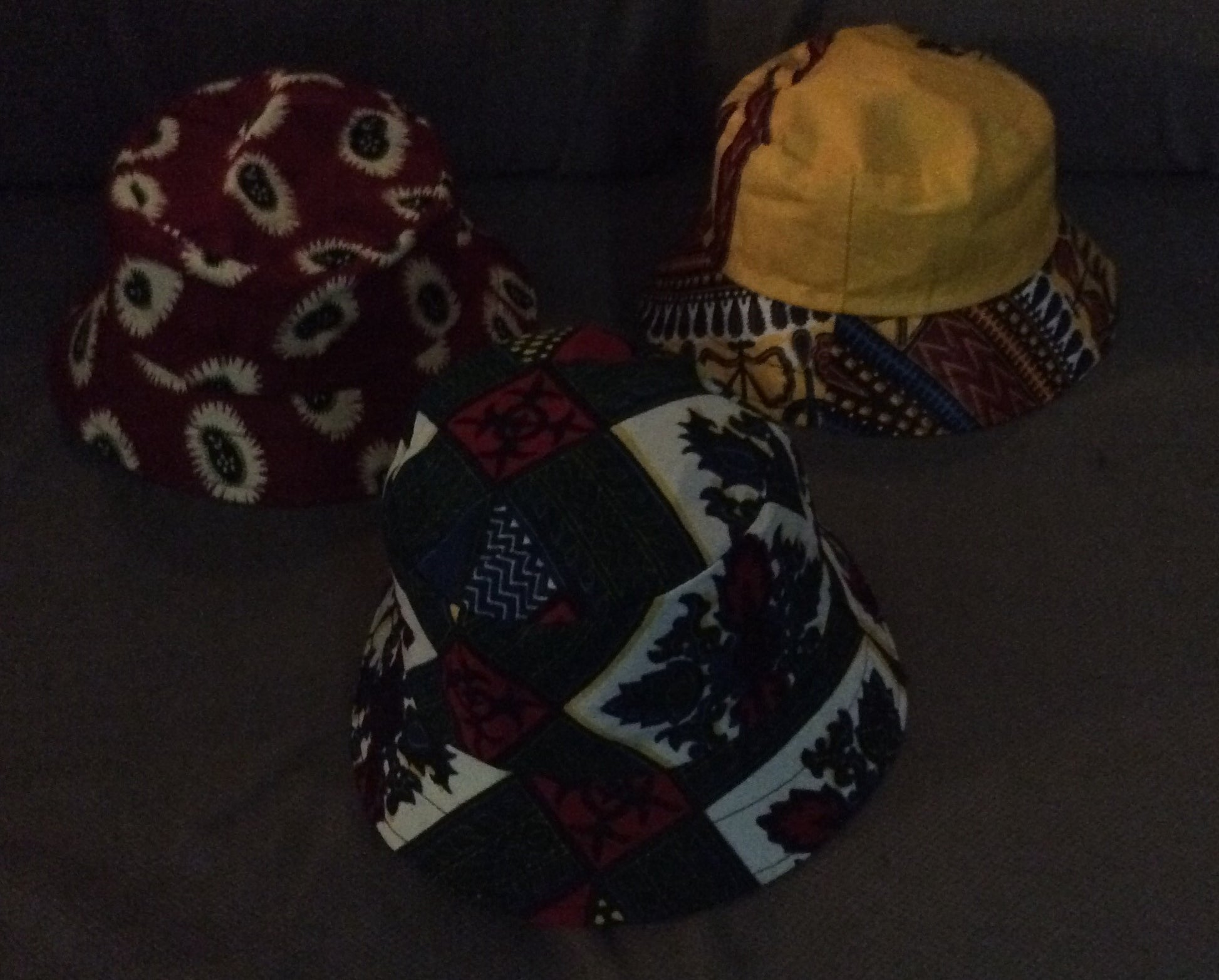 Children's African Wax Print Hat - Natural Couture