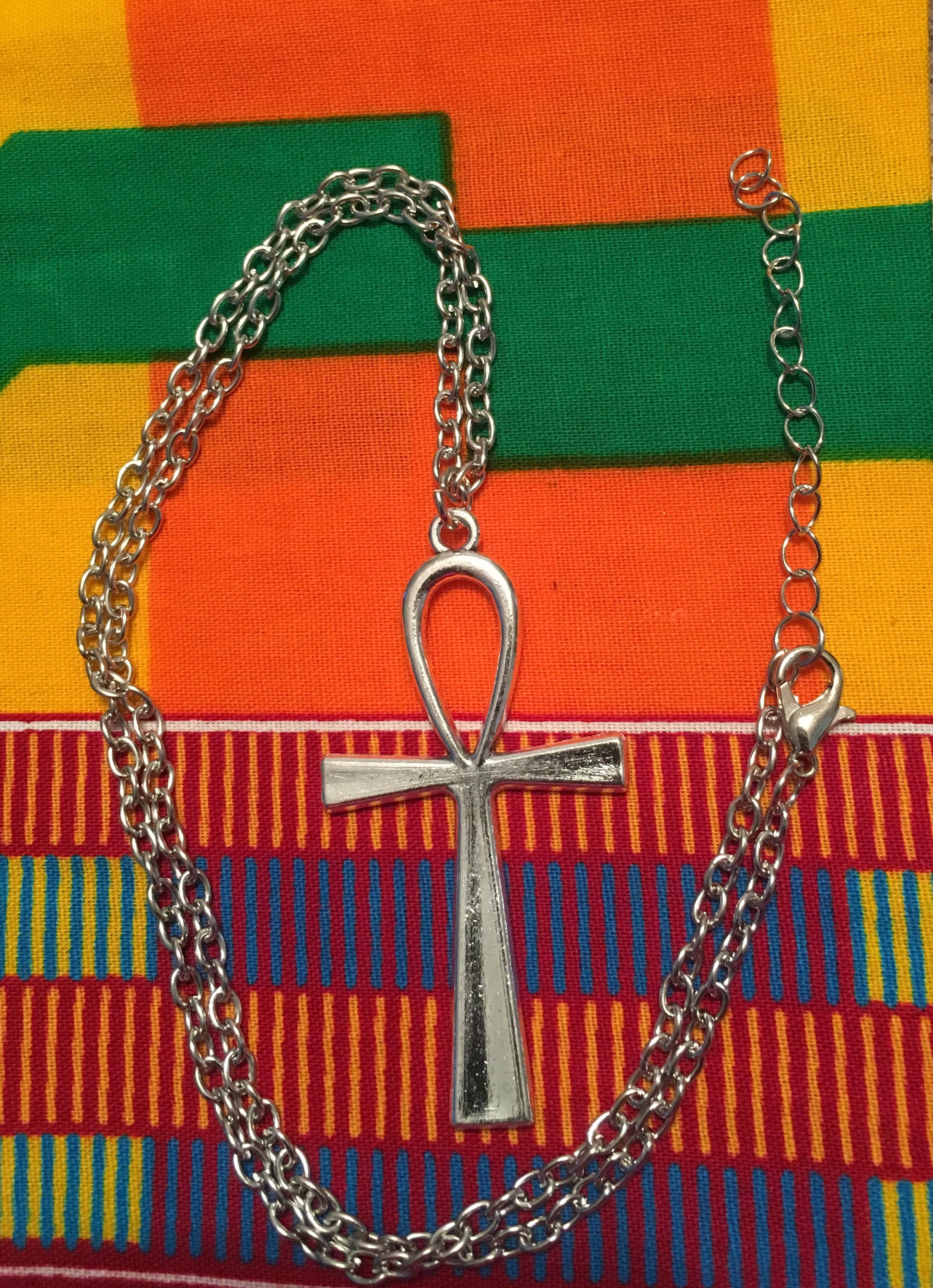 Modern Ankh Necklace - Natural Couture