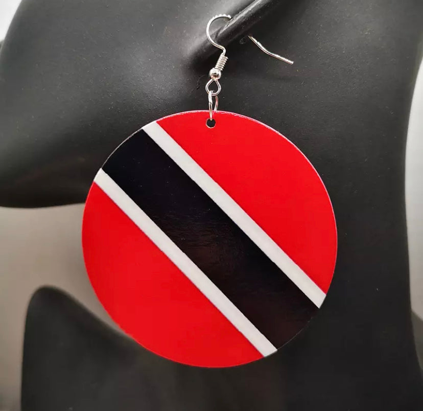 Caribbean Flag Earrings
