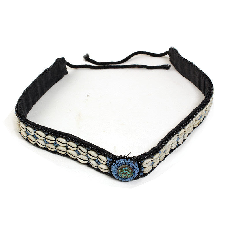 Royal Cowrie Shell Belt - Natural Couture