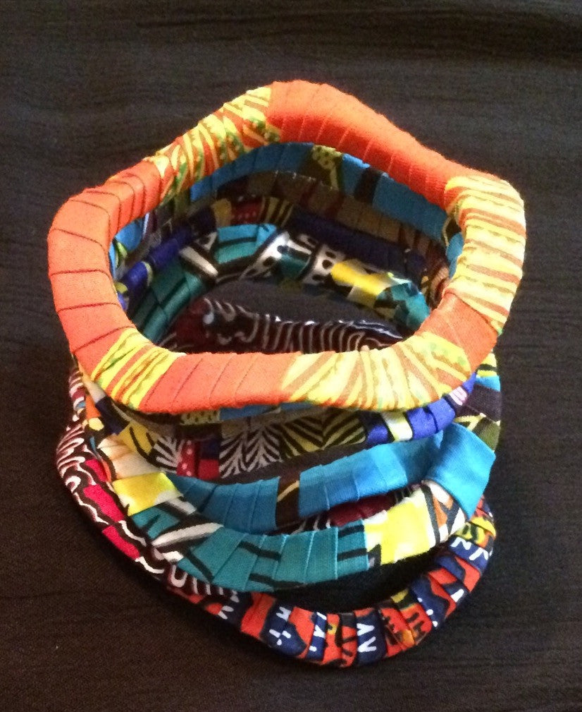 Kitenge Swirl Bracelet - Natural Couture