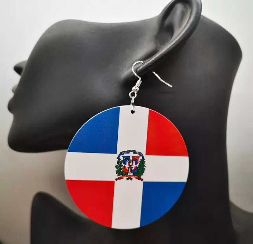 Caribbean Flag Earrings